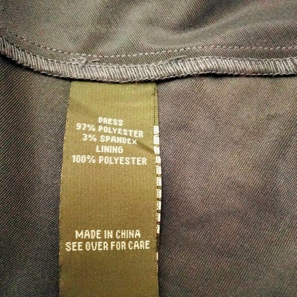 By&by Navy blue satin evening dress crisscross back size 11 - Picture 8 of 8